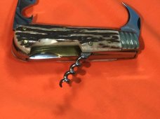 Hubertus - Great Solingen Germany High Quality 4 Blade/Tools Multi Use or Camping Knife -NIB & NOS