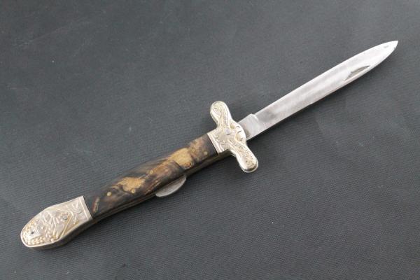 horn handled lockback knife horn handled lockback knife