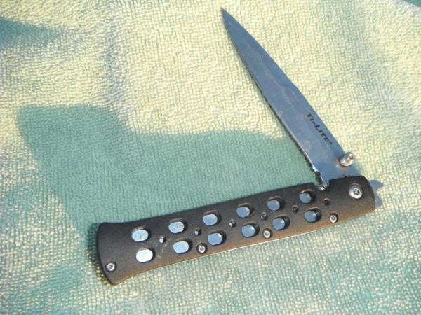 Ti-Lite Cold Steel AUS 8A Lock Blade Knife