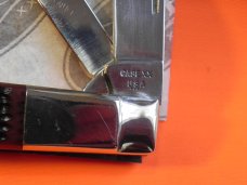 1977 Case xx (3 Dot) Razor Barlow MDL# 6205R Pocket Knife w/ Reddish Derlin Handles -Nice 1 2 carry 1977 Case xx (3 Dot) Razor Barlow MDL# 6205R Pocket Knife w/ Reddish Derlin Handles -Nice 1 2 carry