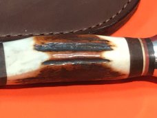 Vintage Western USA S-532 Folding Hunter Lockback Knife Cocobolo Cougar Etch Vintage Western USA S-532 Folding Hunter Lockback Knife Cocobolo Cougar Etch