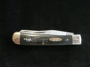 Case XX USA L.W.E. 2254 SS 6-DOT 1984 TRAPPER Lousiana World Exposition Knife -Used