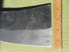 ONE OF A KIND Hand forged large heavy cleaver. 12.5" OAL 8" BLADE.  VERY SHARP!!!