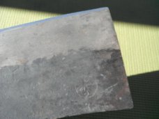 ONE OF A KIND Hand forged large heavy cleaver. 12.5" OAL 8" BLADE.  VERY SHARP!!!