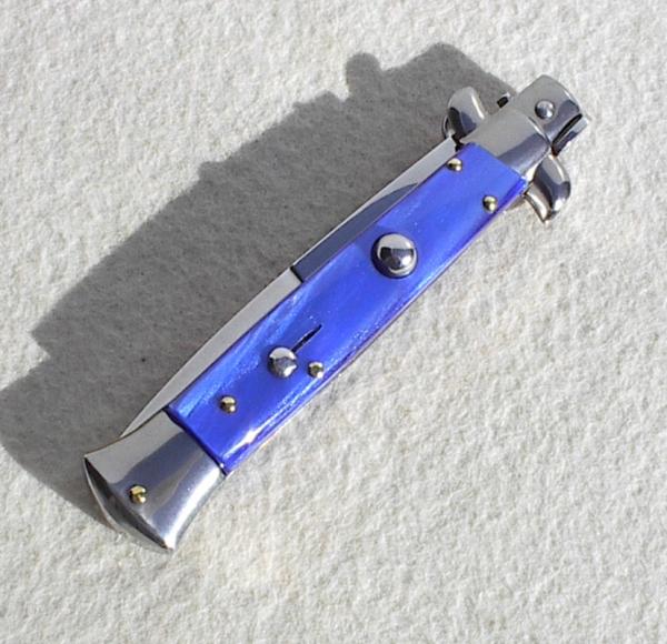 NEW 9" FRANK BELTRAME BLUE PEARL ITALIAN STILETTO BAYONET BLADE