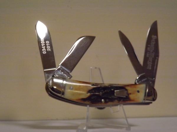 Schatt & Morgan 2010 Stag 4 Blade Sowbelly Schatt & Morgan 2010 Stag 4 Blade Sowbelly