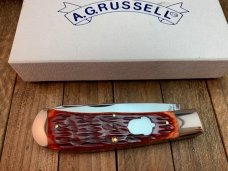 Cattaraugus (A.G. Russell) FH-5 Folding Hunter in Brown Jigged Bone Cattaraugus (A.G. Russell) FH-5 Folding Hunter in Brown Jigged Bone