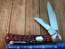 Cattaraugus (A.G.Russell)  FH-3 Folding Hunter in Brown Jigged Bone