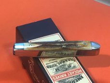 Schatt & Morgan Peanut Knife w/ Super Genuine Stag Horn Handles -1 of 600 -NOS & M/NM Schatt & Morgan Peanut Knife w/ Super Genuine Stag Horn Handles -1 of 600 -NOS & M/NM