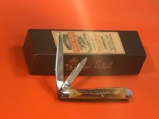 Schatt & Morgan Peanut Knife w/ Super Genuine Stag Horn Handles -1 of 600 -NOS & M/NM Schatt & Morgan Peanut Knife w/ Super Genuine Stag Horn Handles -1 of 600 -NOS & M/NM