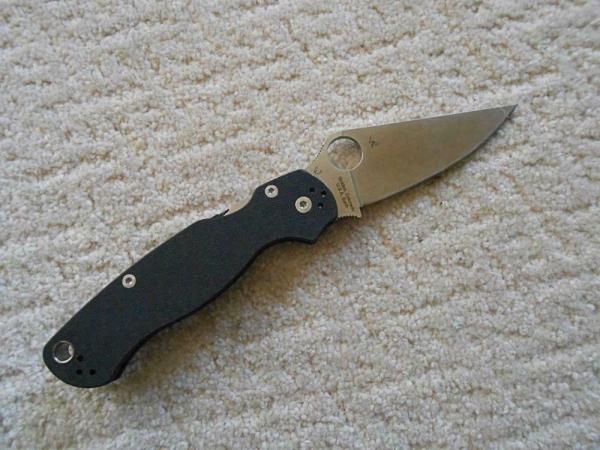 Never Used Spyderco CMP S30V Para- Military II Knife