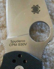 Never Used Spyderco CMP S30V Para- Military II Knife