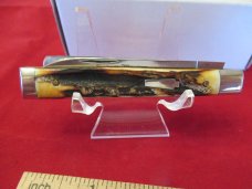 Schatt & Morgan Torched Stag Baby Doctors Knife Pattern # 68 Schatt & Morgan Torched Stag Baby Doctors Knife Pattern # 68