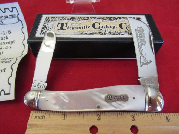 Queen Limited Titusville Cutlery Co Pearl Farmers Jack Queen Limited Titusville Cutlery Co Pearl Farmers Jack