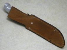 Western USA Stacked Leather WL66 Fixed Blade Hunting Sheath Knife in Box