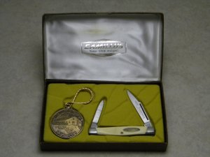 Camillus New York USA 100th Anniversary 1876-1976 White #100 Stockman Knife in Box