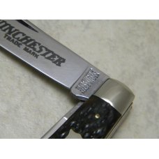 Winchester Trademark Made in USA Jigged Bone 2857 Torpedo Jack Knife in Box c.1987 Winchester Trademark Made in USA Jigged Bone 2857 Torpedo Jack Knife in Box c.1987