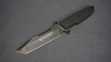 ++ SMITH & WESSON HOMELAND SECURITY 1ST PRODUCTION RUN TITANIUM STEEL FIXED BLADE KNIFE CKSUR4 ++