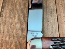 Cattaraugus (A.G.Russell) Sleeveboard Whittler Brown Jigged Bone Seki Japan