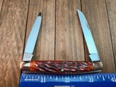 Cattaraugus (A.G. Russell) Hawbaker Muskrat in Brown Jigged Bone, Seki Japan