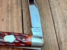 Cattaraugus (A.G. Russell) Hawbaker Muskrat in Brown Jigged Bone, Seki Japan