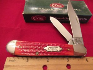 Case XX Red Bone Copperhead with Year Shield Pattern # 6249 SS