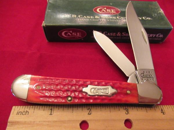 Case XX Red Bone Copperhead with Year Shield Pattern # 6249 SS