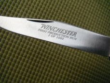 Winchester #19004 Easy Open Slim-line Trapper First Production Run 1 of 1000 Proudly made in the USA Winchester #19004 Easy Open Slim-line Trapper First Production Run 1 of 1000 Proudly made in the USA