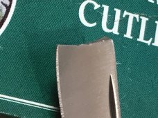 Bear & Son Small Razor Knife with Great Mother of Pearl Handles -Used Knife 