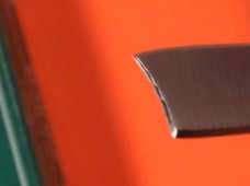 Bear & Son Small Razor Knife with Great Mother of Pearl Handles -Used Knife 