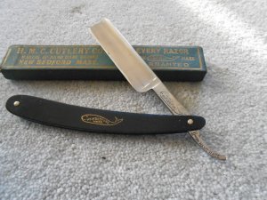 Straight Razor-H.M.C Cutlery Co New Bedford Mass-Original Box