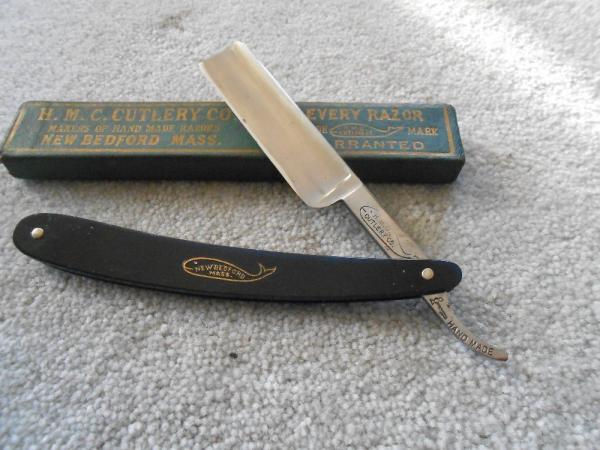 Straight Razor-H.M.C Cutlery Co New Bedford Mass-Original Box Straight Razor-H.M.C Cutlery Co New Bedford Mass-Original Box