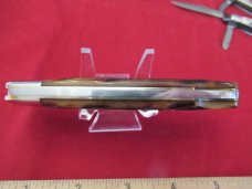 Schatt & Morgan Worm Grooved  Large Folding Lock Back Hunter 