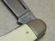 Camillus New York USA White #23 Jumbo Cigar Jack Knife - Full 1/2 Dozen Box (6 Knives)