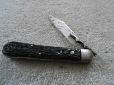 Vintage Auto Schrade Cutlery Walden NY Swing Guard Knife