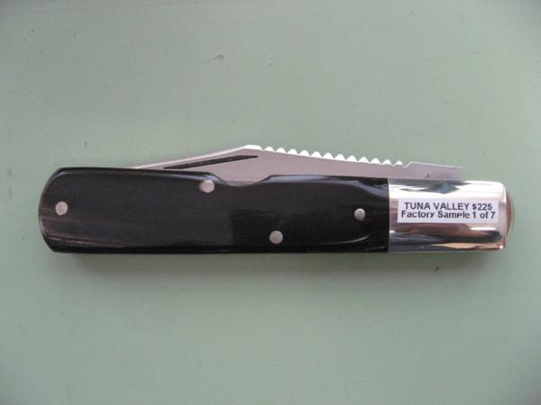 TUNA VALLEY BUFFALO HORN FACTORY SAMPLE FISH SCALER TUNA VALLEY BUFFALO HORN FACTORY SAMPLE FISH SCALER