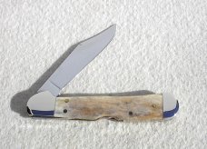 CASE XX USA 1998 LARGE COPPERLOCK #61549L APPALOOSA BONE KNIFE CASE XX USA 1998 LARGE COPPERLOCK #61549L APPALOOSA BONE KNIFE