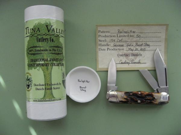 TUNA VALLEY BURNT STAG RAILSPLITTER TUNA VALLEY BURNT STAG RAILSPLITTER