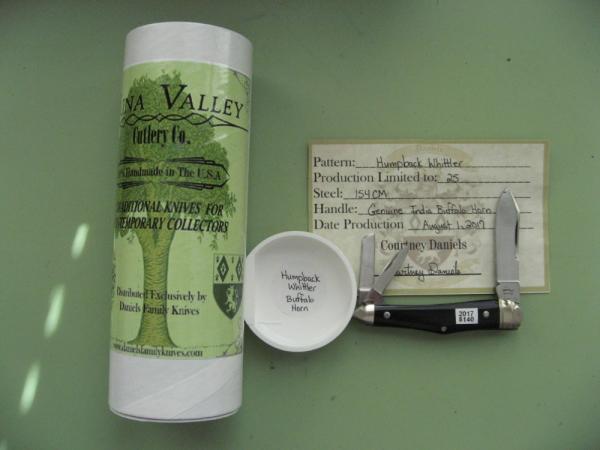 TUNA VALLEY BUFFALO HORN HUMPBACK WHITTLER