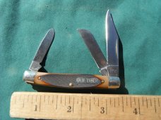 SCHRADE USA OLD TIMER 34OT MIDDLEMAN STOCKMAN CARBON STEEL FOLDING POCKET KNIFE SCHRADE USA OLD TIMER 34OT MIDDLEMAN STOCKMAN CARBON STEEL FOLDING POCKET KNIFE