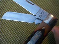 SCHRADE USA OLD TIMER 34OT MIDDLEMAN STOCKMAN CARBON STEEL FOLDING POCKET KNIFE SCHRADE USA OLD TIMER 34OT MIDDLEMAN STOCKMAN CARBON STEEL FOLDING POCKET KNIFE