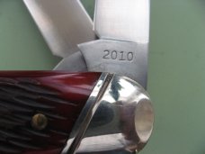 TUNA VALLEY 2010 BLOOD RED PEACH SEED JIG BONE TRAPPER