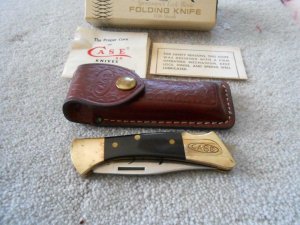 CASE Mako Sportsman Lock Blade P158-LSSP with Box and Leather Pouch