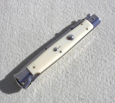 NEW 11" FRANK B. ITALIAN STILETTO IMT IVORY SWING GUARD  BAYONET BLADE