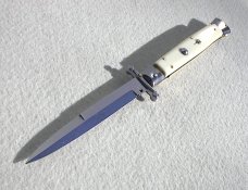 NEW 11" FRANK B. ITALIAN STILETTO IMT IVORY SWING GUARD  BAYONET BLADE