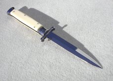 NEW 11" FRANK B. ITALIAN STILETTO IMT IVORY SWING GUARD  BAYONET BLADE
