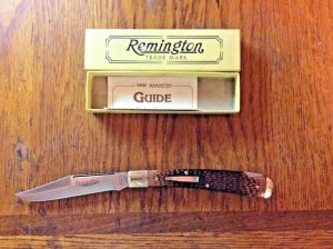 VINTAGE 1992 REMINGTON UMC R1253 DELRIN REMSTAG GUIDE NS BULLET POCKET KNIFE