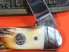 Colonel Coon (by Queen) Hump Back / Balloon Whittler w/ Great Stag Handles & -One of 200 Colonel Coon (by Queen) Hump Back / Balloon Whittler w/ Great Stag Handles & -One of 200