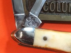 Colonel Coon (by Queen) Hump Back / Balloon Whittler w/ Great Stag Handles & -One of 200 Colonel Coon (by Queen) Hump Back / Balloon Whittler w/ Great Stag Handles & -One of 200
