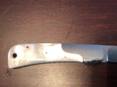 Rod Olson Gentleman’s folder pearl handle Rod Olson Gentleman’s folder pearl handle